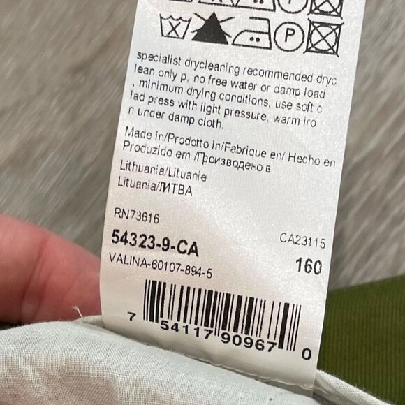 Boss Hugo Boss Army Green Pencil skirt side zip closure US 8 - Picture 6 of 10